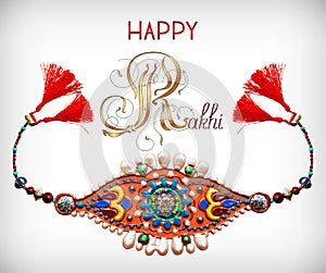 Greeting card for indian festive sisters and