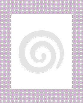Greeting card, invitation layout, pink and white polka dot template, simple abstract pattern
