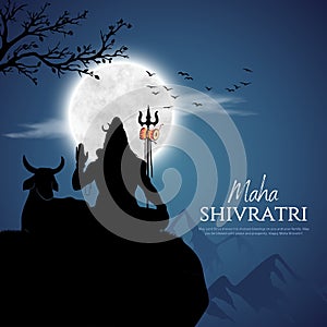 Greeting card for Maha Shivratri