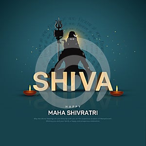 Greeting card for Maha Shivratri