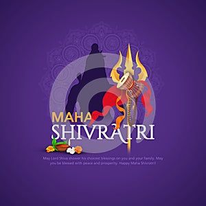 Greeting card for Maha Shivratri