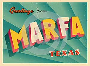 Greetings from Marfa, Texas, USA - Wish you were here! photo