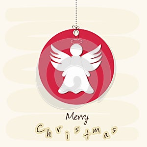 Greeting card for Merry Christmas celebration