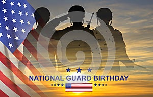 Greeting card for National Guard Day