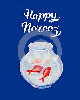 Greeting Card template Happy Norooz Persian New Year