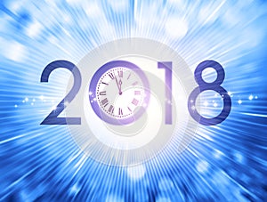 2018 Greeting card on time