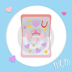 Greeting card to mom