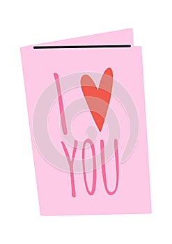Greeting card Valentines day gift