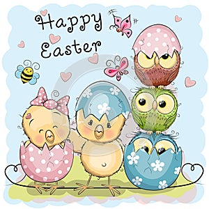 Greeting Easter card