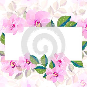 Greeting picture for MMS picture banner spring flowers for day eighth of March photo