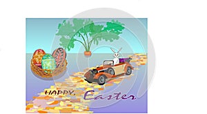 Greetings happy Easter from the Easter Bunny