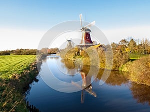 Greetsiel, traditional Dutch Windmill