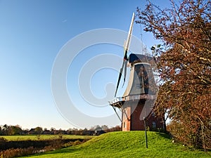 Greetsiel, traditional Dutch Windmill