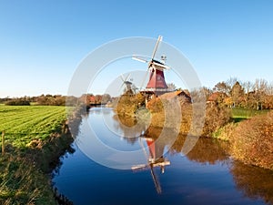 Greetsiel, traditional Dutch Windmill