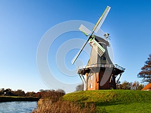 Greetsiel, traditional Dutch Windmill photo