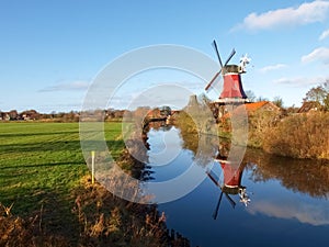 Greetsiel, traditional Windmill