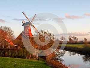 Greetsiel, traditional Windmill