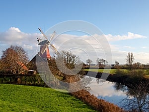 Greetsiel, traditional Windmill