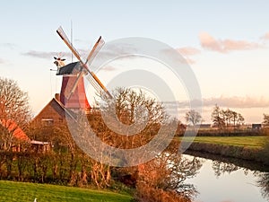 Greetsiel, traditional Windmill