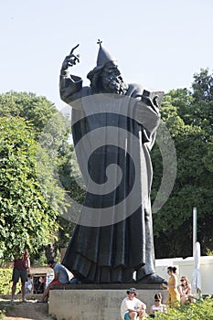 Gregory of Nin or Grgur Ninski statue in Split Croatia