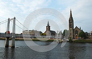 Greig Street Bridge in Inverness, Scotland