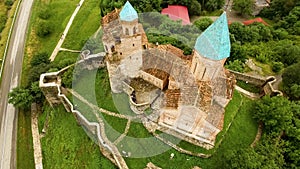 Gremi church top Shilda village, historical heritage, old buildings in Georgia