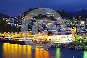 Grenada at night photo