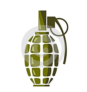 Grenade icon vector