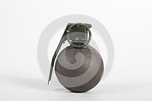 Grenade on white background.