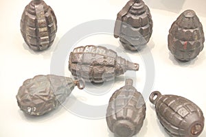 Grenades used in the long march of the Red Army