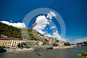 Grenoble cable car to Bastille