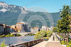 Grenoble city in France