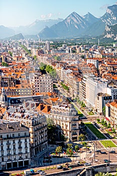 Grenoble city in France