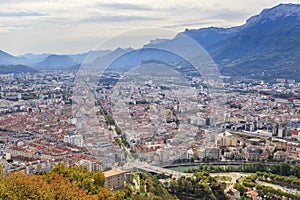 Grenoble and mountains