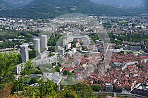 Grenoble old and new