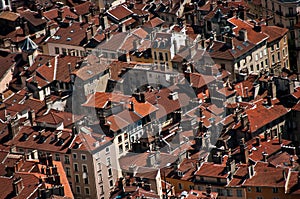 Grenoble roofs in France