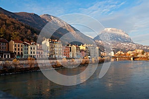 Grenoble during winter, Haute-Savoie, Frankreich photo