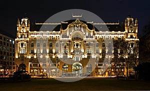 Gresham Palace in Budapest. Hungary