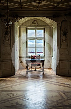 GRESSONEY, ITALY - January 6th: Interior of Castle Savoia