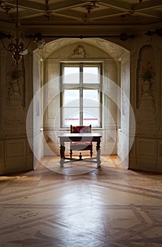 GRESSONEY, ITALY - January 6th: Interior of Castle Savoia