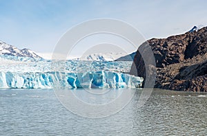 Greu Glacier in Spring, Torres del Paine, Chile