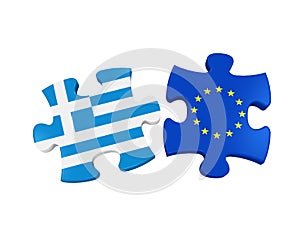 Grexit Puzzle Pieces