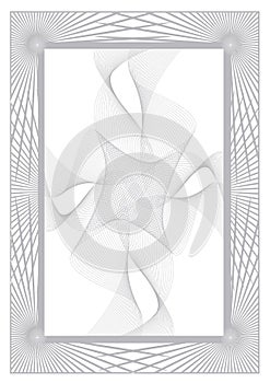Grey Abstract background certificate.
