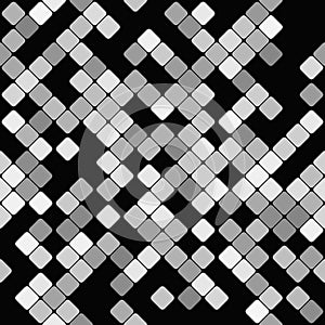 Grey abstract repeating diagonal square pattern background design
