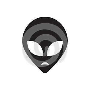 Grey alien icon