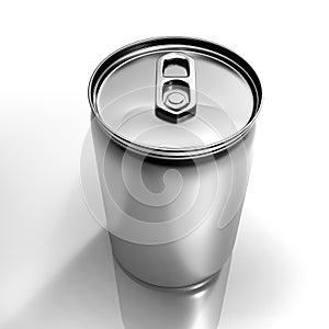 Grey beverage aluminium can