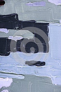 grey, black and blue brush strokes on abstract