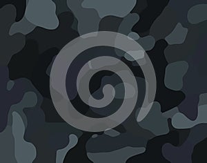Grey ,blue and black sand camouflage illustration