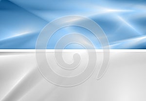 Grey and blue smooth gradient abstract banners design