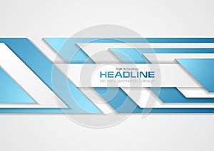 Grey and blue tech abstract corporate background